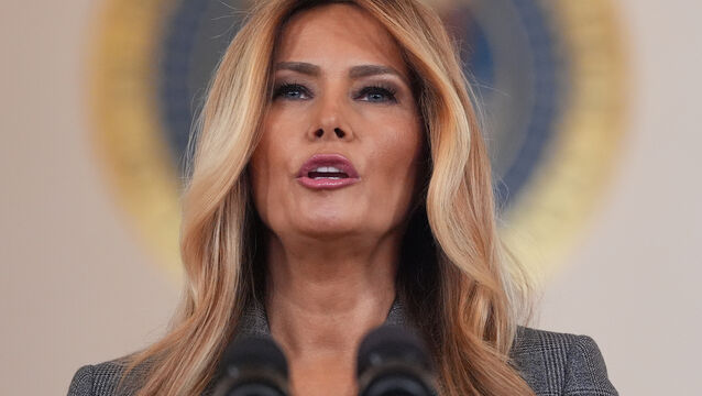 <p>'If you had to nominate a high-priestess of the femosphere, it’d be Melania Knauss,' writes Suzanne Harrington. </p>