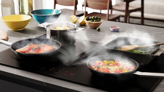 <p>N70 venting hob by Neff. These super-hobs can be used with an optional griddle; €2200.</p>