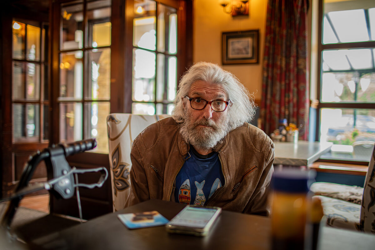 Michael Butcher, who had been living in the west Cork village of Ballineen for 26 years before his marriage broke down and he ended up homeless. Picture: Neil Michael Michael Butcher, who had been living in the west Cork village of Ballineen for 26 years before his marriage broke down and he ended up homeless. Picture: Neil Michael