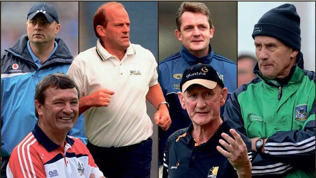 <p>Anthony Daly, Ger Loughnane, Nicky English, Eamonn Cregan, Brian Cody, Jimmy Barry-Murphy.</p>