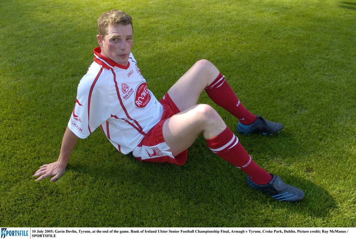 Gavin Devlin after Tyrone's 2005 Ulster SFC final draw with Armagh. Pic: Ray McManus / SPORTSFILE Gavin Devlin after Tyrone's 2005 Ulster SFC final draw with Armagh. Pic: Ray McManus / SPORTSFILE