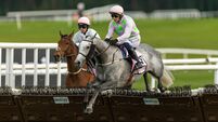 Paul Townend on his way to winning The Boodles Champion Hurdle (Grade 1) with Lossiemouth 1/5/2026