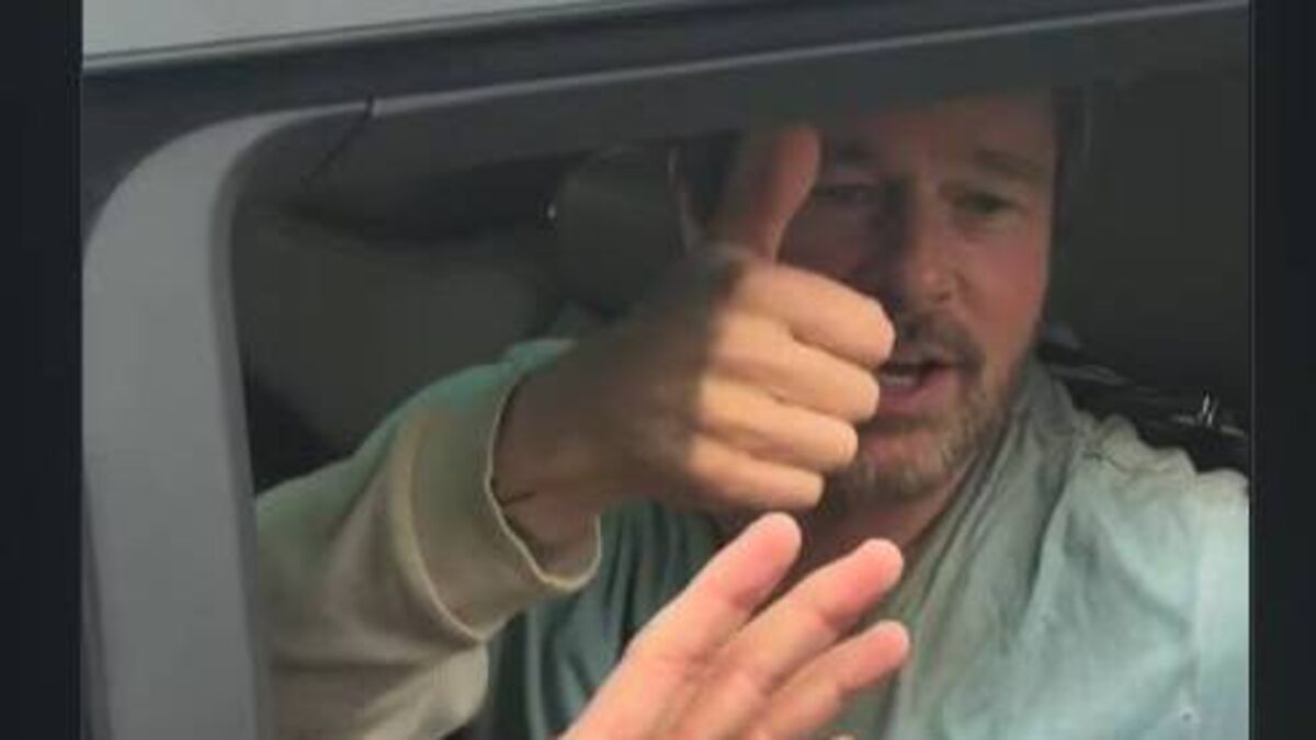 Brad Pitt greets fans in Cork as Hollywood star shoots new film