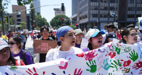 US May Day Los Angeles
