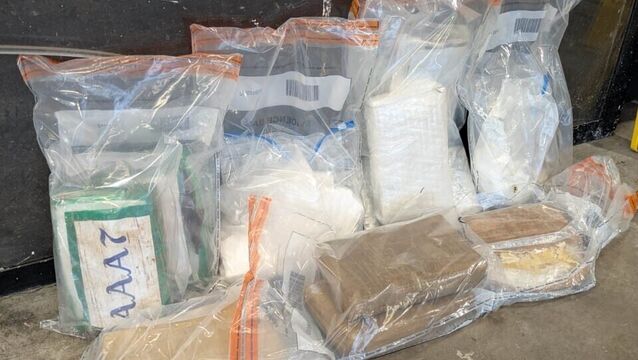 <p>An image of the drugs seized from a Dungannon property. Picture: PSNI</p>