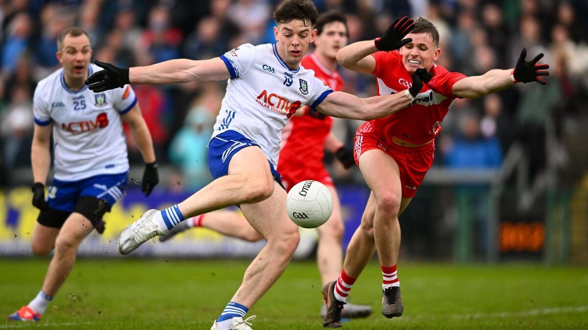 Beggan and McCarron keep calm in chaos to edge Monaghan past Derry in extra-time thriller