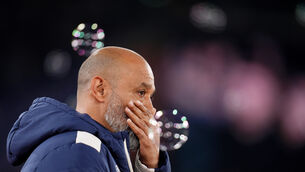 <p>HARD WATCH: West Ham United manager Nuno Espirito Santo during the Premier League match at London Stadium, London. Picture date: Friday April 10, 2026.</p>