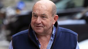 <p>John Dallon, an agricultural contractor from Co. Kildare, arriving for a 'Breaking Point' event in Dublin City centre. Picture: Conor O Mearain/PA Wire</p>