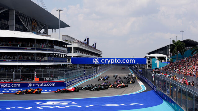 <p>The Miami Grand Prix has been moved forward by three hours. Pic: Bradley Collyer/PA</p>