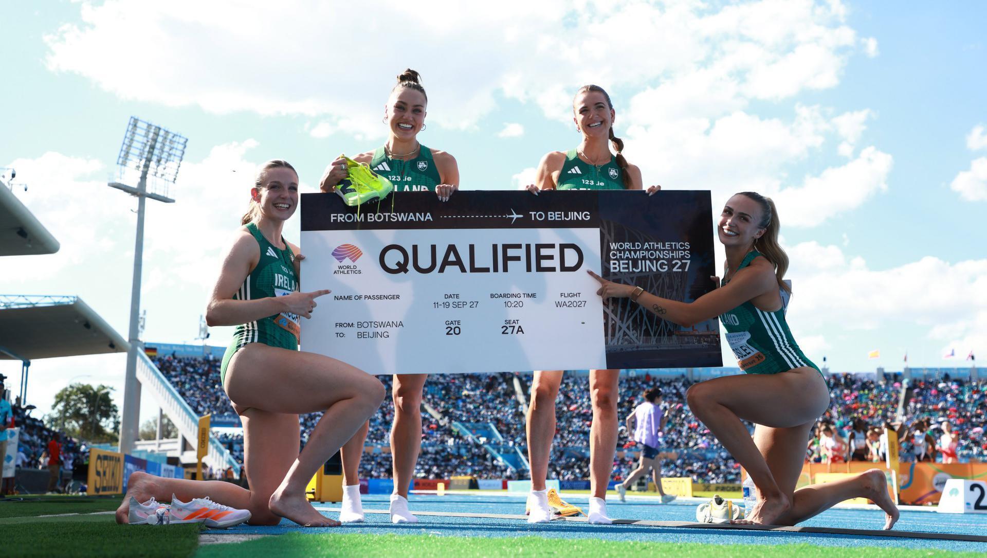 Ireland's Women Relay Stars Make History in Botswana with World Championship Qualification