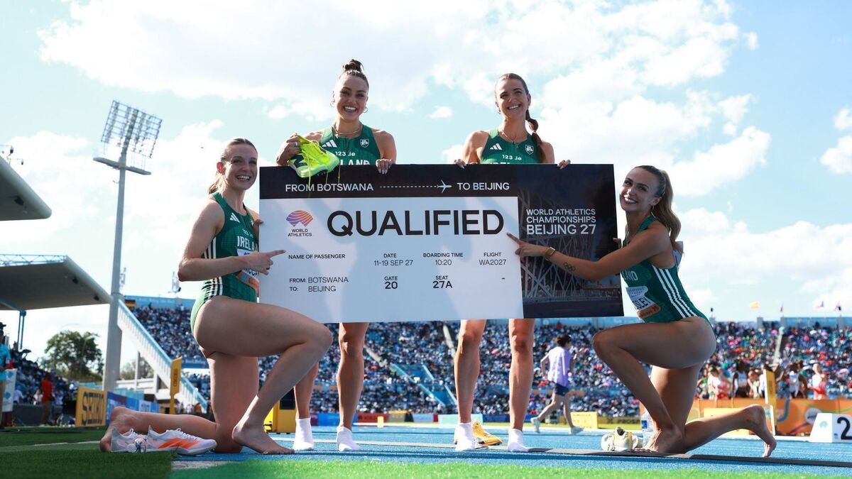 'That's so special' - Mawdsley's blazing anchor leg books Irish 4x400m team spot at Worlds