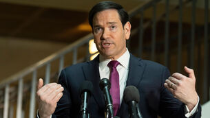 <p>Secretary of State Marco Rubio and US vice-president  JD Vance attended Pope Leo’s inauguration in May last year and had a private audience with the pontiff the day after. File picture: Manuel Balce Ceneta/AP</p>