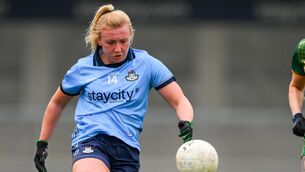 <p>ON SONG:Carla Rowe of Dublin. Photo by Ray McManus/Sportsfile</p>