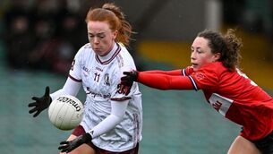 <p>Galway's Kate Slevin bagged 1-3. Photo by Sam Barnes/Sportsfile</p>