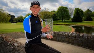 <p>Roscommon golfer Olivia Costello emphatically reclaimed the Flogas Irish Girls’ Amateur Open Championship this afternoon. Pic: Bryan Keane/Inpho </p>