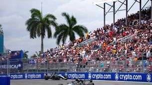 <p>CRUISING THE COAST: Mercedes' Andrea Kimi Antonelli during the 2026 Miami Grand Prix at Miami International Autodrome. Pic: Bradley Collyer/PA Wire</p>