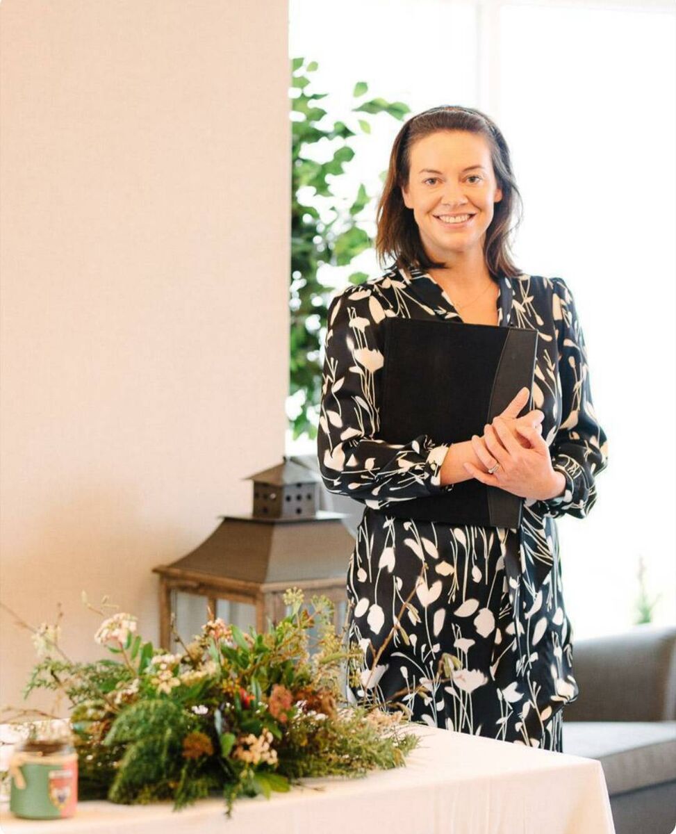 Clara Malone, an independent celebrant based in Clare: 'What faith you are, or if you have no faith, has nothing to do with me because we're inclusive.' Picture: Evelyn Woodward Photography