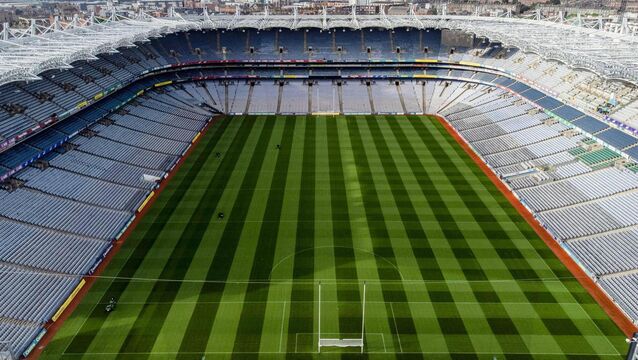 <p>An aerial view of Croke Park. A €1.2m programme of mobile network upgrades including at Croke Park and Aviva Stadium will help Three Ireland deal with peak demand during high profile matches and concerts, the company said on Tuesday.  Picture: Eóin Noonan/Sportsfile</p>