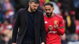 <p>Matheus Cunha believes interim Manchester United head coach Michael Carrick deserves to stay on after delivering Champions League football. Pic: Martin Rickett/PA</p>