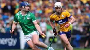 <p>The supply Limerick’s Shane O'Brien received was perfect, but that was down to Clare's lack of pressure on the supply. Pic: ©INPHO/James Crombie</p>