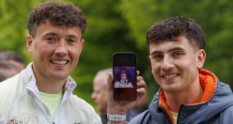 Jordan and Cian Adams charity marathons
