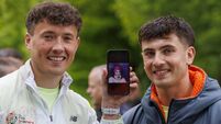 Jordan and Cian Adams charity marathons