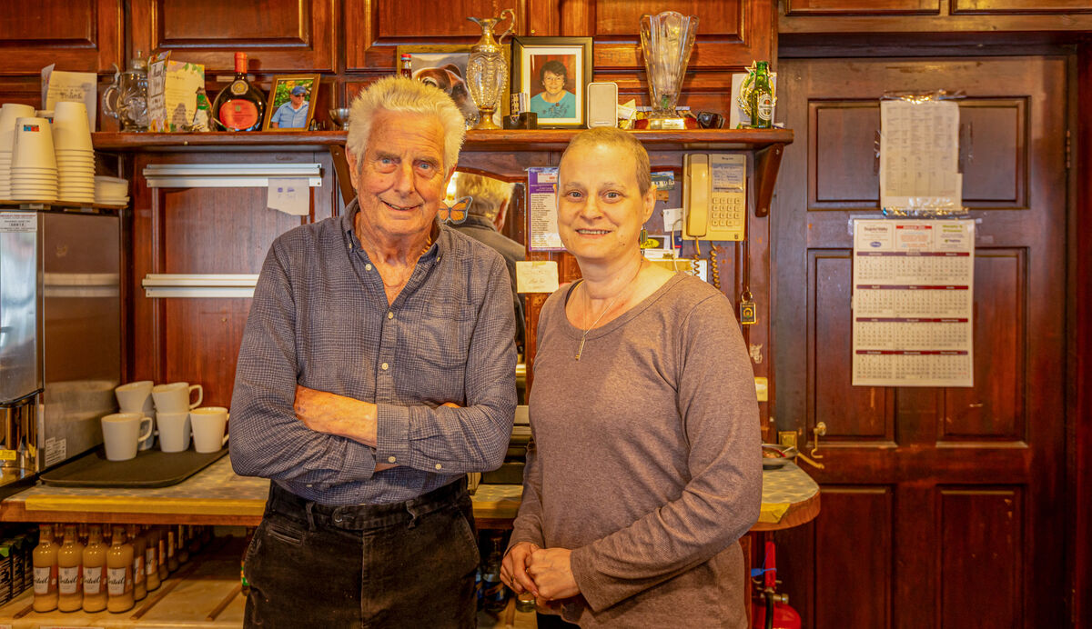 Pat Somers and his daughter Caroline, who run the Perrin Inn. Picture: Neil Michael Pat Somers and his daughter Caroline, who run the Perrin Inn. Picture: Neil Michael