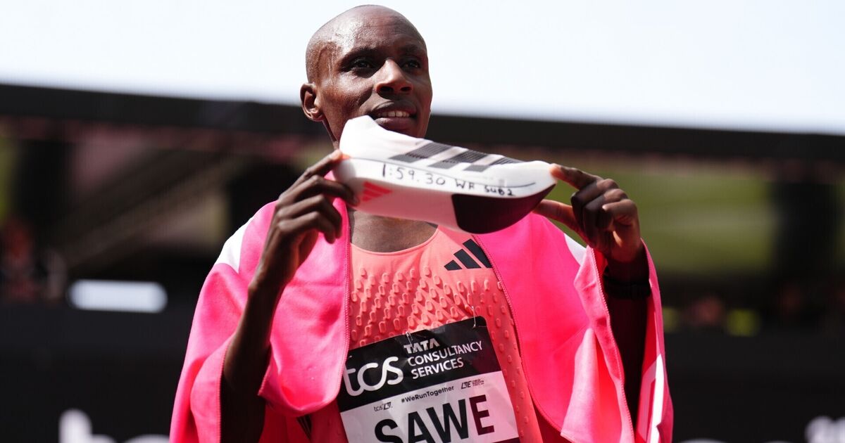Sabastian Sawe's story is incredible — and it's not about his shoes
