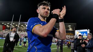 <p>Hugo Keenan has made 81 appearances for Leinster since making his debut in 2016. Pic: Ramsey Cardy/Sportsfile</p>