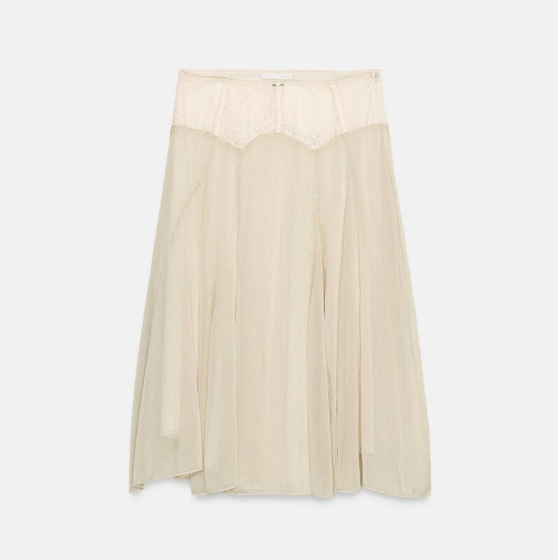 Combined Midi Skirt, €39.95, Zara