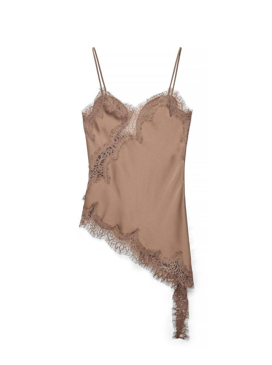 Lace Trimmed Cami Top, €39.95, NA-KD