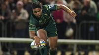 Josh Ioane scores his sides first try 17/10/2025