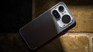 <p>The transparent-metal aesthetic is back, making the Nothing 4(a) Pro a true showstopper. Picture: Noel Campion.</p>