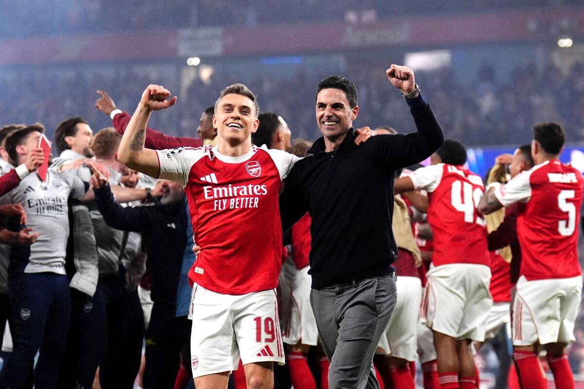 Arsenal's Champions League semi-final victory over Atletico Madrid was one born of Mikel Arteta's conception of the game. Pic: John Walton/PA Wire.