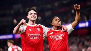 <p>Arsenal have reached their first Champions League final in 20 years. Pic: John Walton/PA Wire.</p>