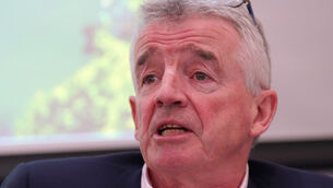 <p>Michael O’Leary also called for a two-drink limit to be introduced at airports (Brian Lawless/PA)</p>