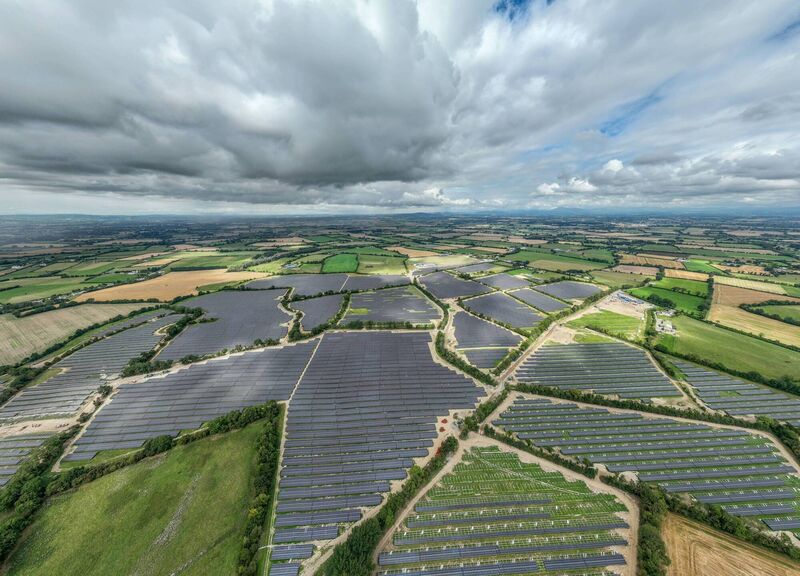 An aerial of the Perigus Energy solar farm view in Garreenleen, Co Carlow. The company has two solar projects under construction, one in Cork and one in Carlow. An aerial of the Perigus Energy solar farm view in Garreenleen, Co Carlow. The company has two solar projects under construction, one in Cork and one in Carlow.