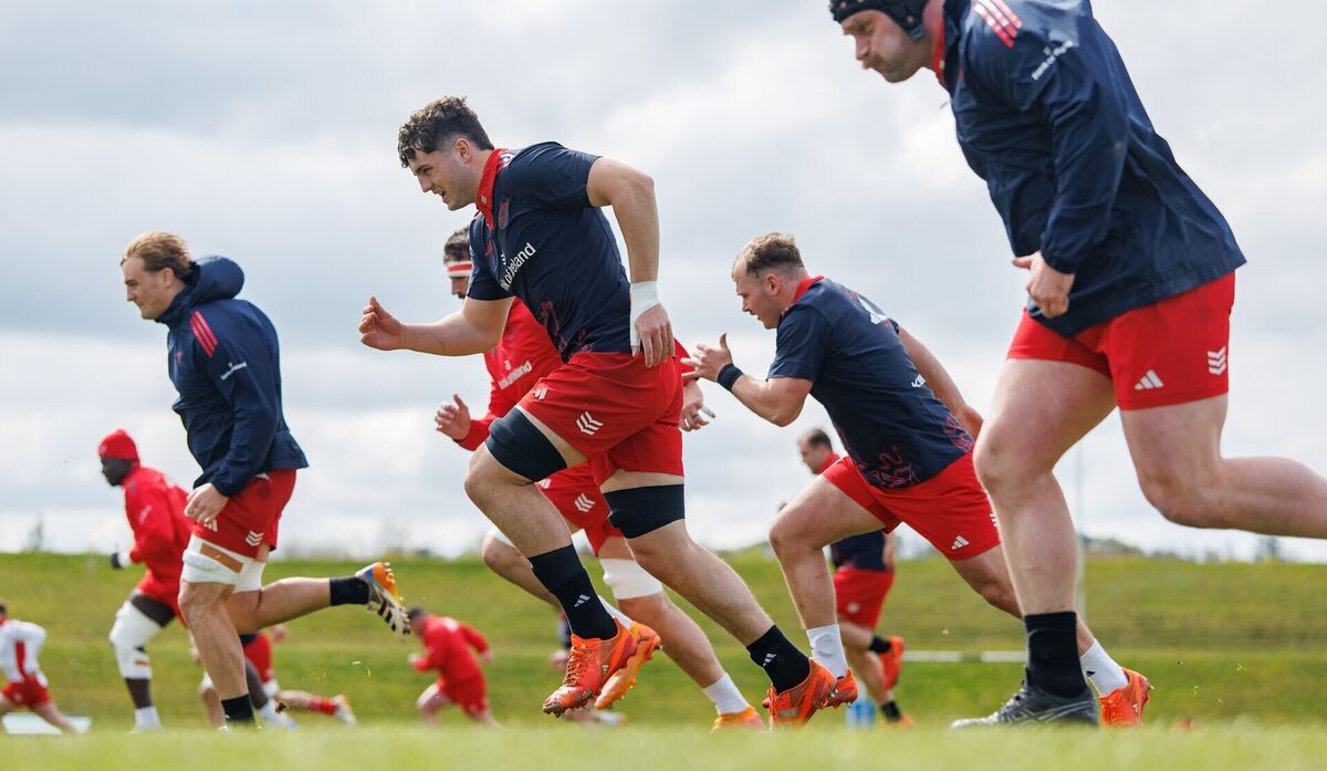 Gavin Coombes and Michael Foy. Pic: ©INPHO/James Crombie