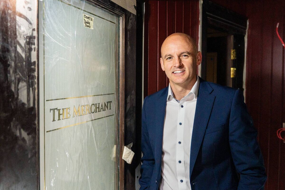 Publican Ronan Murphy pictured at his new pub, The Merchant Publican Ronan Murphy pictured at his new pub, The Merchant
