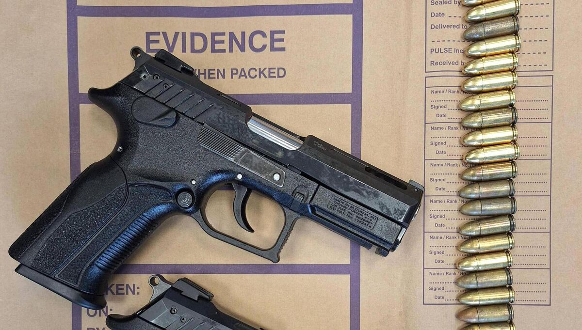 39 rounds of ammunition were also seized.