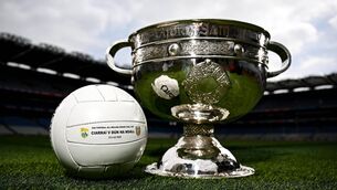<p>The Sam Maguire Cup Photo by Seb Daly/Sportsfile</p>