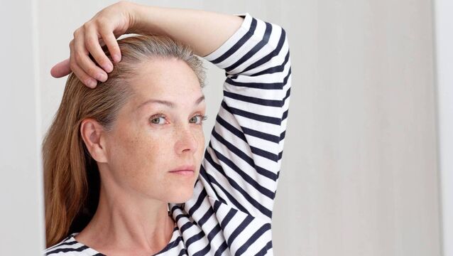 <p>Thinning eyebrows are a common part of perimenopause. Picture: iStock</p>