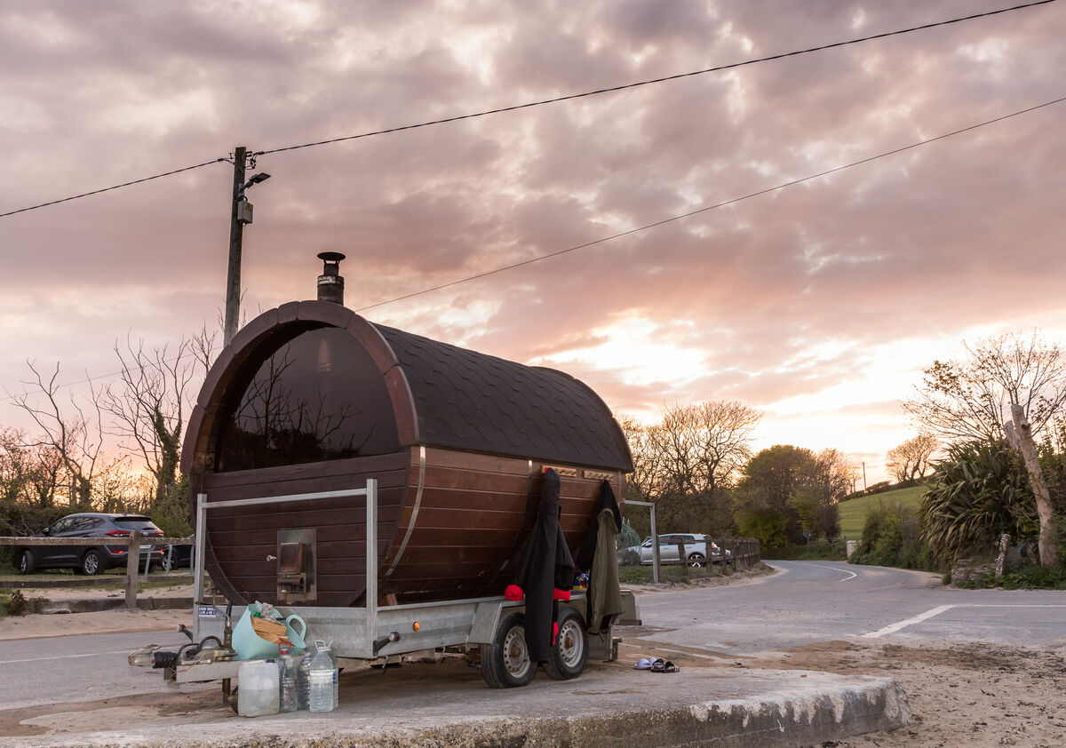 The Swede Sauna at Roberts Cove, Co. Cork. Pictures: David Creedon