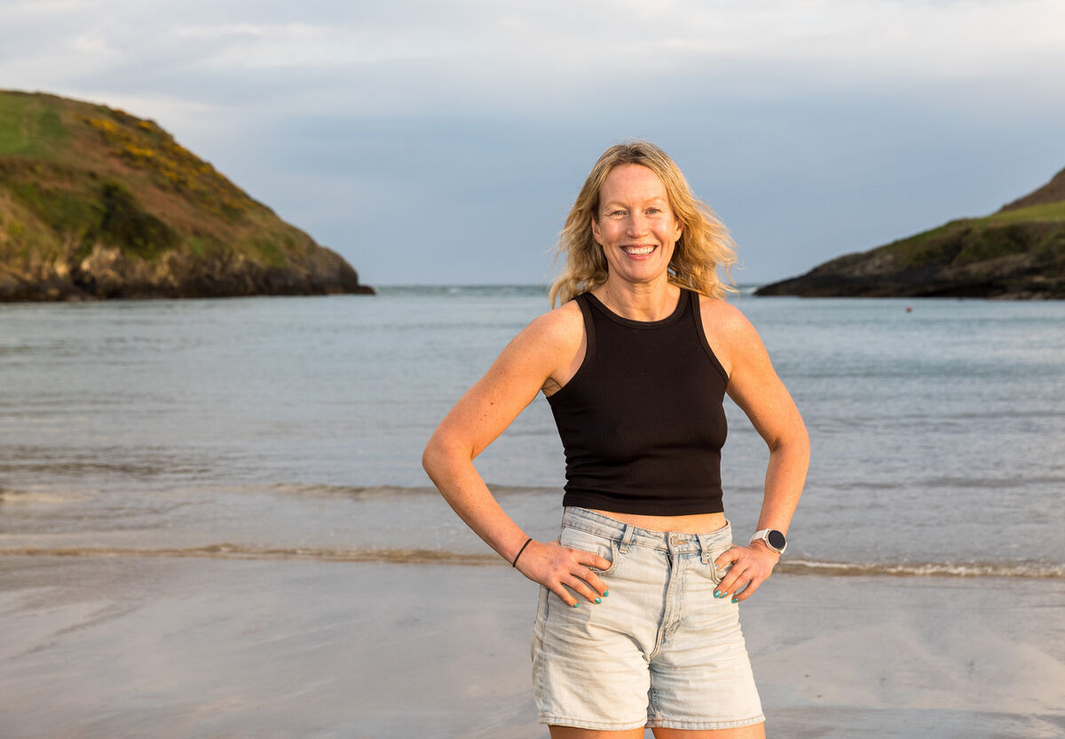 Sara Perslow, owner of the Swede Sauna, encourages clients to finish with a cold plunge for a natural high.