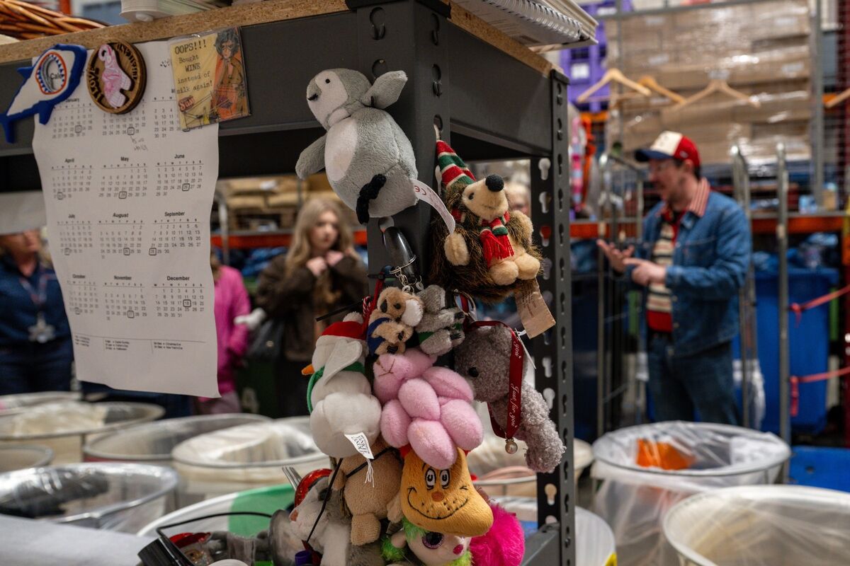 Soft toys are carefully salvaged in the sorting area at Vision Ireland’s Naas facility, where items are given a second life rather than contributing to growing global textile and waste streams Soft toys are carefully salvaged in the sorting area at Vision Ireland’s Naas facility, where items are given a second life rather than contributing to growing global textile and waste streams