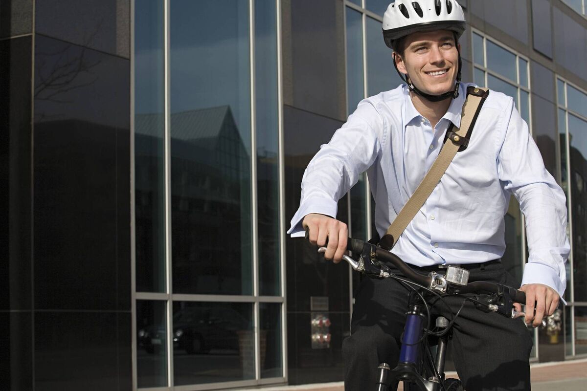 Active commuting is associated with lower rates of obesity. Picture: iStock Active commuting is associated with lower rates of obesity. Picture: iStock