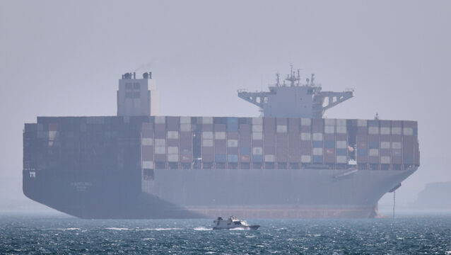 The war has choked the strategically important waterway the Strait of Hormuz (Amirhosein Khorgooi/ISNA via AP)