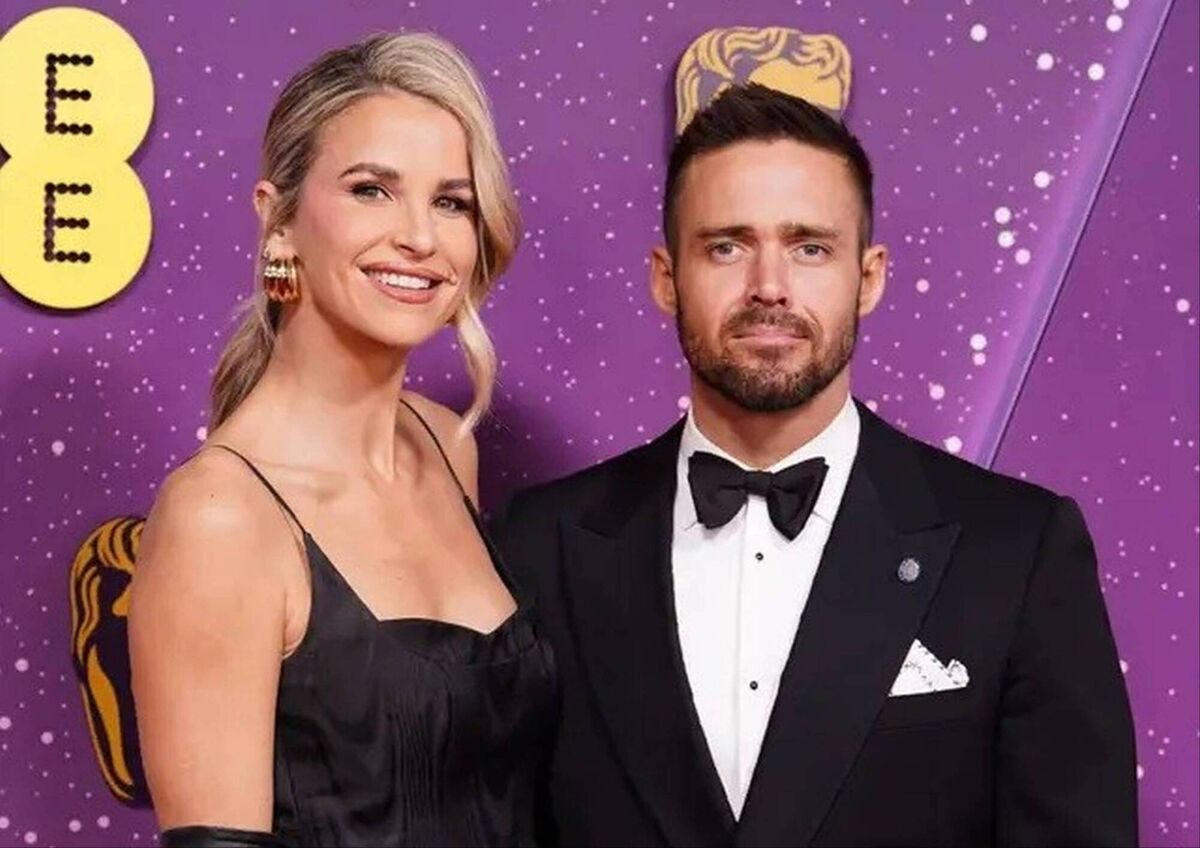Spencer Matthews and Vogue Williams. Picture: Ian West/PA