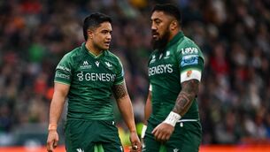 <p>Josh Ioane returns from his return-to-play protocols to start at out-half for Connacht against Munster. Pic: Seb Daly/Sportsfile</p>