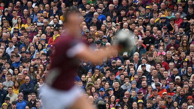 <p>CHEEK BY JOWL: Spectators watch the action duringa Connacht championship showdown between Roscommon and Galway at Dr Hyde Park. Pic: Seb Daly/Sportsfile</p>
